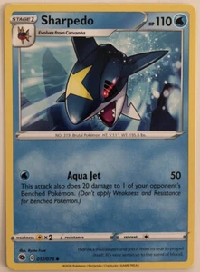 Pokemon Champion's Path Sharpedo 12/73 casi nuevo/m - Imagen 1 de 1