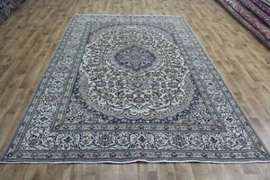 ALFOMBRAS FINAS PERSAS NAIN LANA Y SEDA 296 x 197 CM ALFOMBRAS HECHAS A MANO ALFOMBRAS ORIENTALES - Imagen 1 de 12