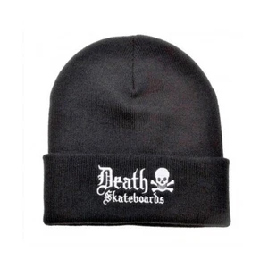 Death Skateboards - alte englische Beanie - schwarz. Death Beanie Death Schlittschuhe - Bild 1 von 1