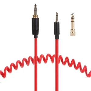Spring Headphone Cable for QC35 QC45 Headset Cord Enhanced Sound Quality - Afbeelding 1 van 8