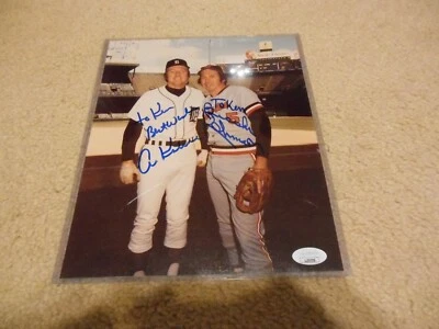 Al Kaline and Brooks Robinson Autograph 8" x 10"  Photo  w JSA COA - Image 1 of 3
