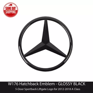 NEW GENUINE FOR MERCEDES MB A CLASS W176 REAR TRUNK BOOT LID STAR EMBLEM BADGE - Picture 1 of 5