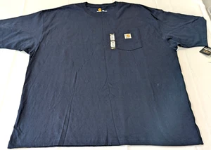 Carhartt K87 Pocket T-Shirt Herren Gr. 2XL Navy Neu mit Etikett - Bild 1 von 4