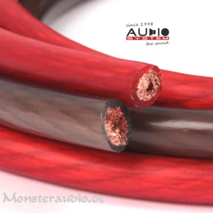 Audio System 35mm² OFC Kupfer-Stromkabel Auto Powerkabel 35qmm Verstärker-Kabel - Bild 1 von 1