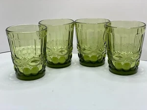 Tognana Green Wisky Glasses Set of 4. Made in USA - Picture 1 of 8