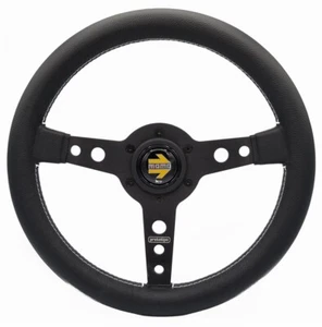 Momo Leder Sportlenkrad Prototipo 32 320mm schwarz steering wheel volante - Afbeelding 1 van 4