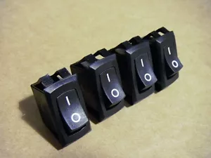 Cherry GR Series SPST 15A @ 125VAC Rocker Switches 10A @ 250VAC On Off - Picture 1 of 3