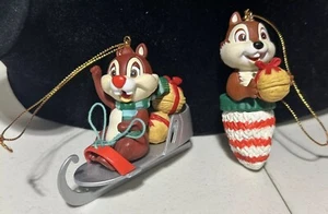 Disney Christmas Chip & Dale Holiday Tree Ornaments Groiler - Picture 1 of 16