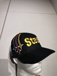 Pittsburgh Steelers Hat Cap Starter Proline Pro Line Block Logo Authentic NFL