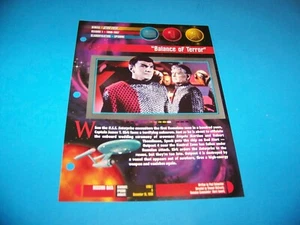 Star Trek Season 1 "Balance Of Terror" Star Trek Universum 1997 - Bild 1 von 2