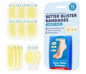 Dr. Frederick's Original Better Blister Bandagen - 12ct - Water Resistant - NEU - Bild 1 von 7
