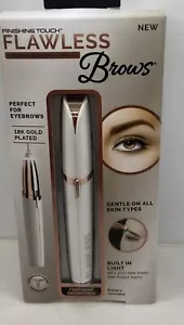 Depiladora instantánea Finishing Touch cejas impecables oro rosa y blanco nueva - Imagen 1 de 8