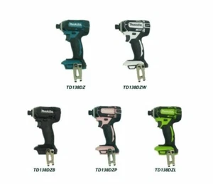 Makita TD138DZ 14.4V Cordless Impact Driver Body Only 5 Colors Japan Tracking JP - Picture 1 of 15