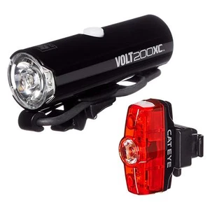 Cateye Volt200XC/Rapid Mini Combo (Hl-El060RC/Tl-LD635R) Bike Lights - NEW - Picture 1 of 3