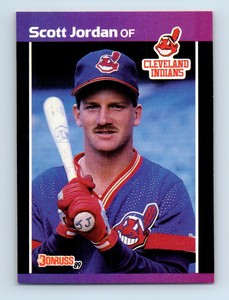 1989 Donruss Scott Jordan Rookie Cleveland Indians #609