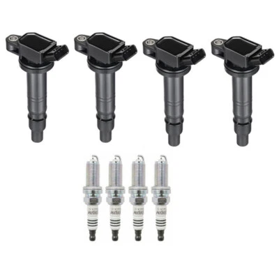 4X Ignition Coils + 4X Spark Plugs for Toyota Tacoma Hiace Lexus IS F RC F GS F - Image 1 of 4