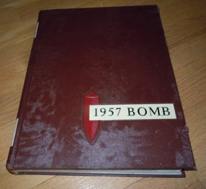 1957 IOWA STATE COLLEGE - THE BOMB - YEARBOOK 479 pages  - Picture 1 of 8