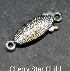 925 sterling silver Vintage Box clasp For bracelet necklace stamped - Picture 1 of 4