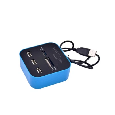 USB 2.0 Hub Splitter Multifunctional Card Reader For SD/TF/MS/M2 - Image 1 of 4
