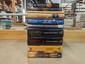 Lot of 10 Books by Stephen R. Donaldson, Mixed Series, Hardcover and Paperback - Picture 1 of 12