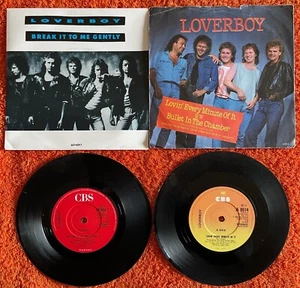 Loverboy - Two 7" Singles - Lovin' Every Minute Of It / Break It To Me Gently - Picture 1 of 2