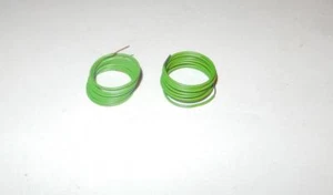 LIONEL PART - ORIGINAL LIGHT GREEN WOUND WIRES- (2) -- NEW - H16 - Picture 1 of 1