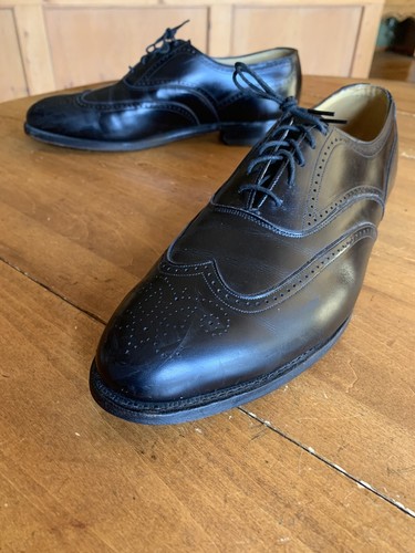 PUMA Oxford Johnston Murphy Aristocraft Made In USA nere a coda di rondine 10 E C