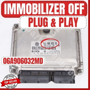 📮 PROGRAMMED PLUG & PLAY ECM IMMO OFF 2.0L AT VW JETTA 2003-2004 06A906032MD 📮 - Picture 1 of 7