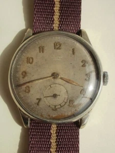Stowa Ancre Germany cal.146 men's big 37 mm. military 1940c vintage wrist watch - Picture 1 of 14