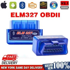 Mini Bluetooth ELM327 obd2 Car Detector Fuel Consumption Detection - Picture 1 of 9