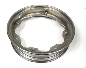 Lambretta Wheel rim plain stainless steel Bgm - Picture 1 of 2