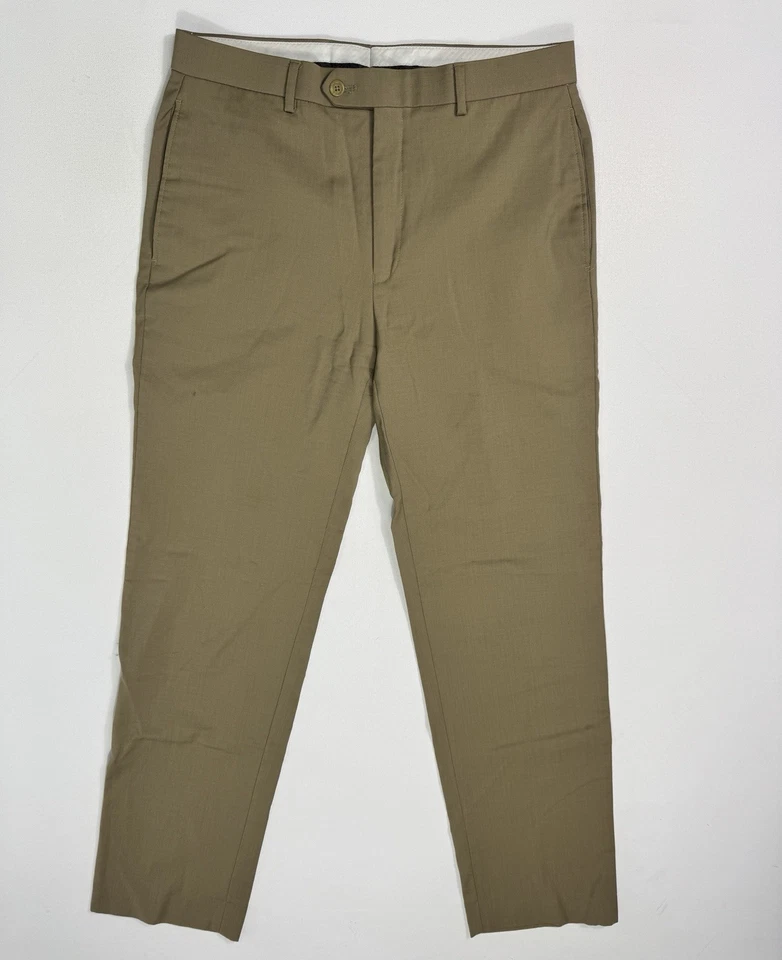 Pantalón Ralph Lauren Total Comfort Lana 32x32 (32x31) Recto Clásico Carrera Ciudad Foto 1 de 4
