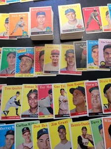 1958 Topps Baseball Lot - 150 Cards - Jim Grant | Ed Bailey | More! - Picture 1 of 8