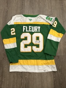 Marc Andre Fleury Minnesota Wild Autograph Signed Jersey! Psa Coa - Picture 1 of 4