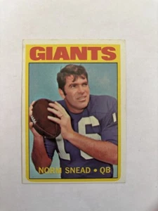 1972 Topps Football - Norm Snead NM-MT - Bild 1 von 2