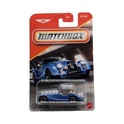 2025 Matchbox Morgan Plus Four #81 Blue - Image 1 of 2