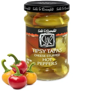 Tipsy Tapas Cheese Stuffed Hot Peppers with Cream Cheese 8.8 Ounces - Picture 1 of 1