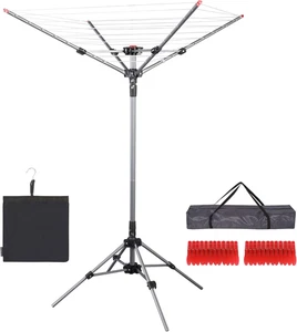 Tendedero paraguas portatil 82 ft altura ajustable libre bolsa transporte - Picture 1 of 12