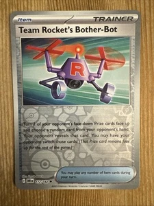 Team Rockets Bother-Bot 172/182 Uncommon Reverse Holo Pokemon Destined Rivals NM - Picture 1 of 2