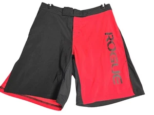 Rogue Athletic Shorts Mens 34 Black Red Board Short CrossFit Gym Training USA - Picture 1 of 12