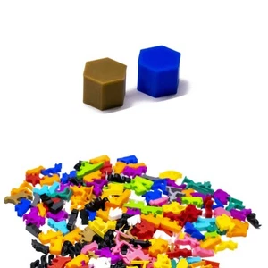 Hexagon 14x12 mm Tokens for Board Games - Board Game Accessory Pieces Upgrade - Picture 1 of 102