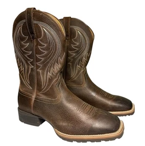 Ariat® Herren Hybrid Rancher Western Braun Eckige Zehe Stiefel 10014070 10.5 EE - Bild 1 von 10