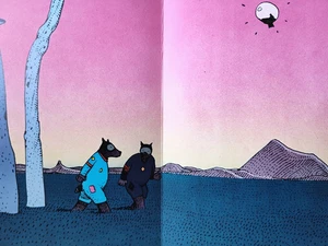 JEAN GIRAUD MOEBIUS 1984 SIEBDRUCK FARBLITHOGRAPHIE KUNSTDRUCK SIGNIERT PG 14/15 - Bild 1 von 11