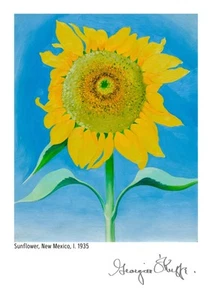 Georgia O'Keeffe: Sunflower, New Mexico, I, 1935, Archival Quality Art Print. - Picture 1 of 4