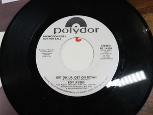 Roy Ayers GET ON UP, GET ON DOWN - 7" Single Polydor PD 14451 USA 1978 Promo - Picture 1 of 2
