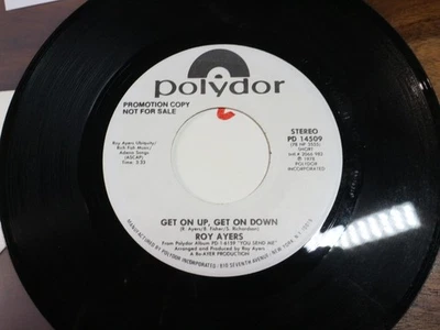 Roy Ayers  GET ON UP, GET ON DOWN -  7" Single Polydor PD 14451 USA 1978 Promo - Bild 1 von 2