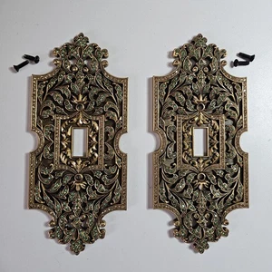 2 Edgar Berebi Swarovski Limited Edition 7450 Single Toggle Switch Plate Covers - Picture 1 of 4