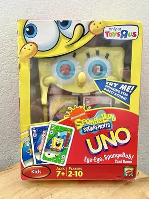 SpongeBob Squarepants UNO Nickelodeon Card Game Toys R Us Exclusive - RARE - Image 1 of 4