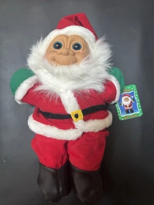 Muñeco troll de peluche Russ Berrie Mr. Santa Troll Kidz Foto 1 de 3