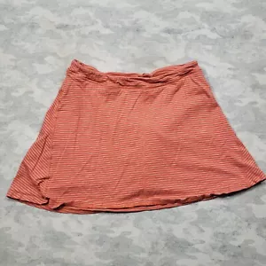 Toad & Co Seleena Skort Womens Small Orange Who Striped Drawstring Tennis - Picture 1 of 10